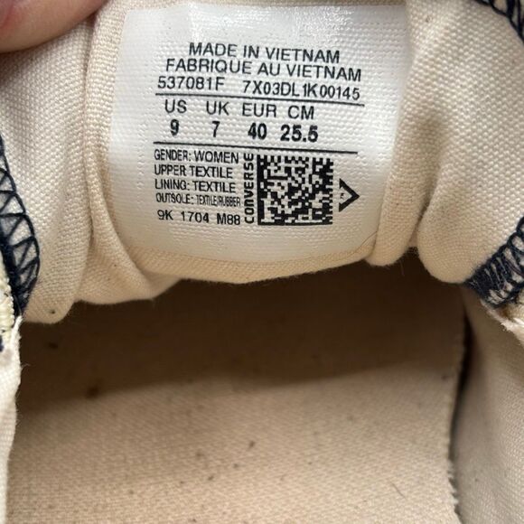 Converse Chuck Taylor All Star Shoreline Elastic Back Sneakers Black US 9 - Picture 2 of 8